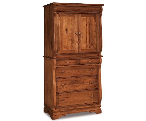 Chippewa Sleigh Armoire - 37¾"W