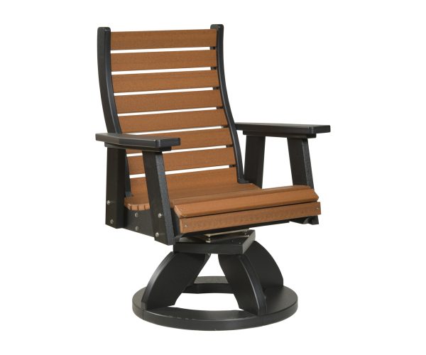 Trellis Back Swivel Chair Patio - Small