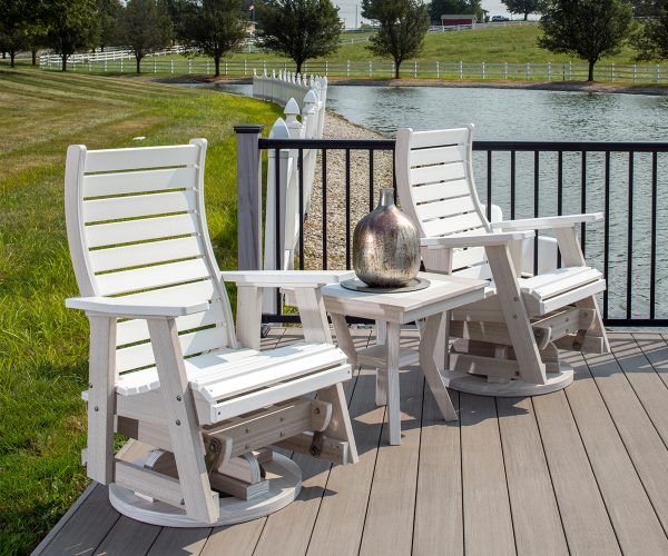 Trellis Back Swivel Glider Collection