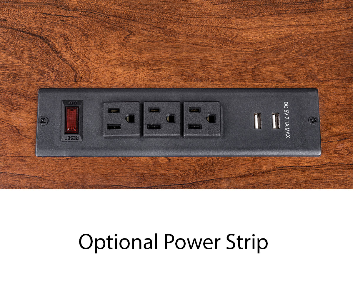 Premier Corner Desk with Lift - Image 4