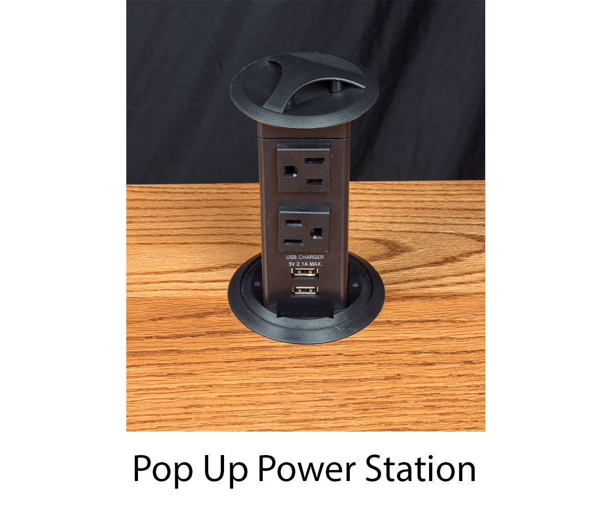 Premier Corner Desk with Lift - Image 6