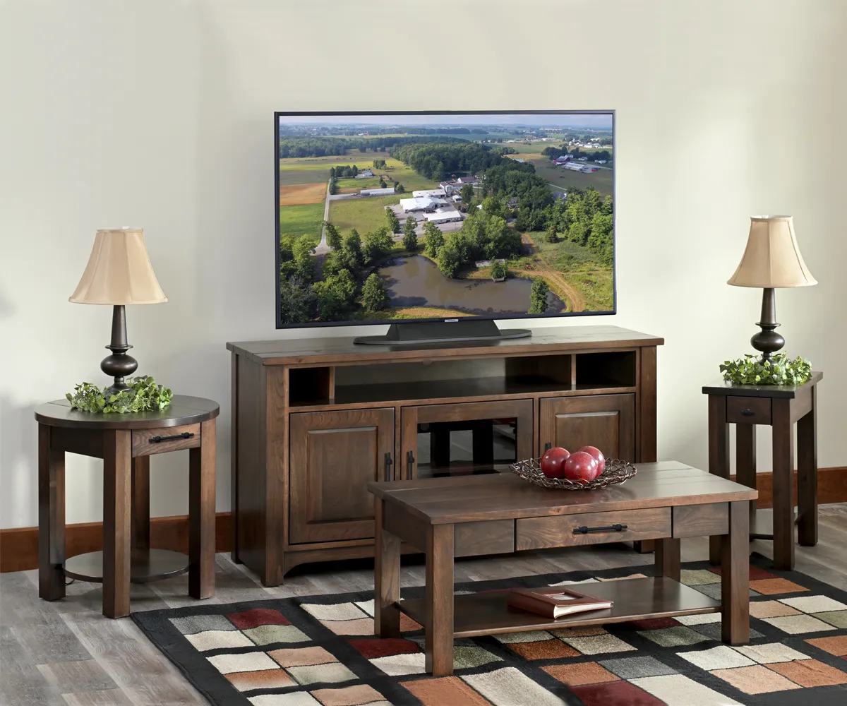 Barn Loft Firebox TV Stand - 60" - Image 2