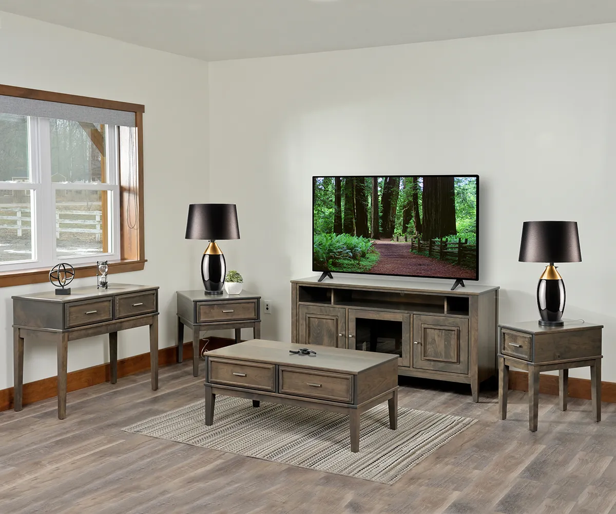 Capri Enclosed Lift Top Coffee Table - Image 3
